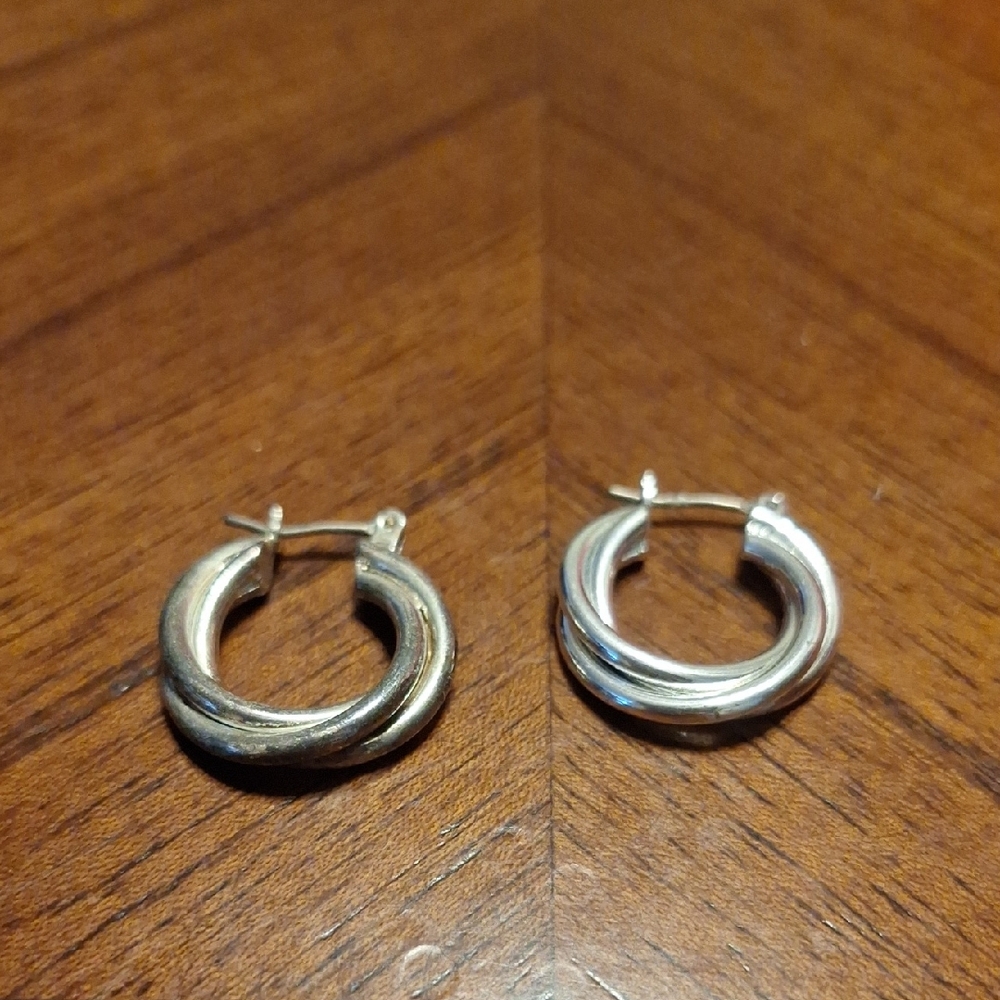 Silver Hoop Earrings